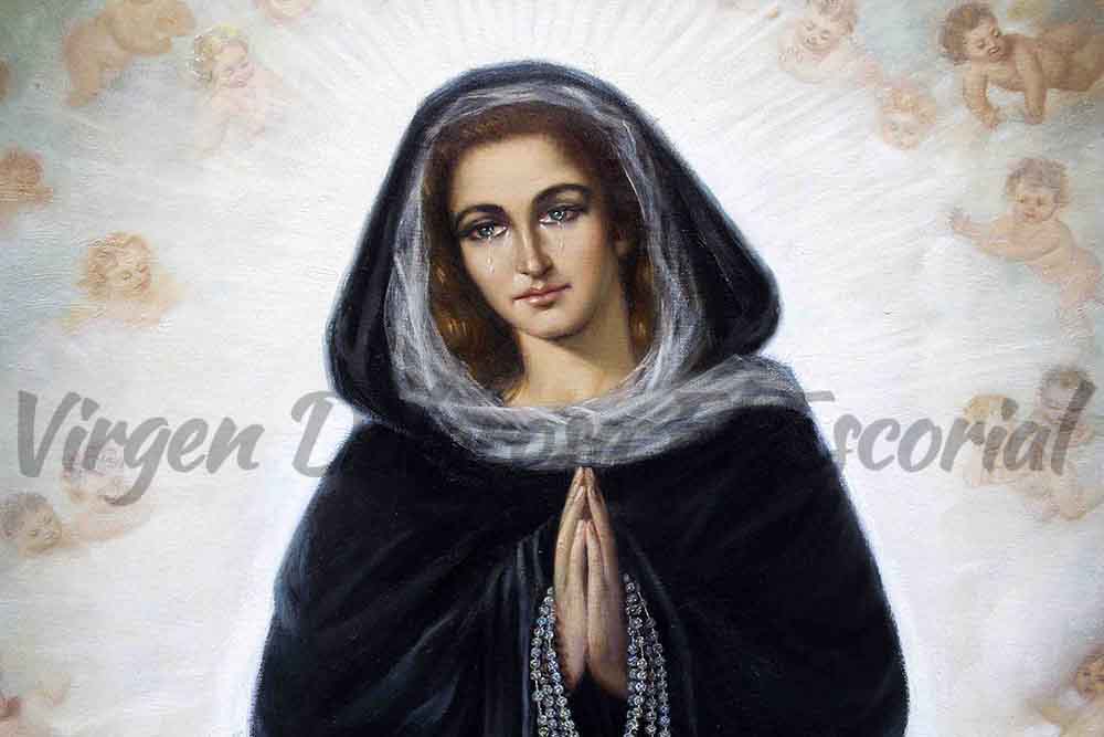 Virgen de los Dolores El Escorial prado nuevo apariciones marianas iglesia fe esperanza caridad