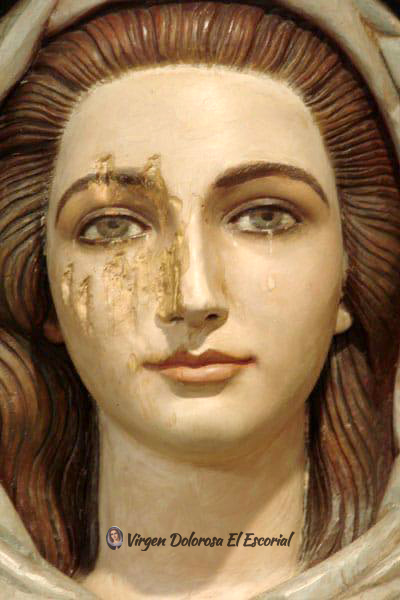 Virgen de los Dolores agresión milagro El Escorial