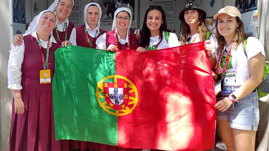 Peregrinos de Portugal en la JMJ 2023