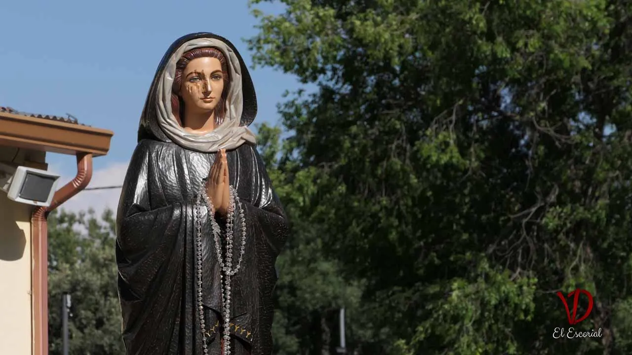 Virgen de Prado Nuevo en la nave Ave María