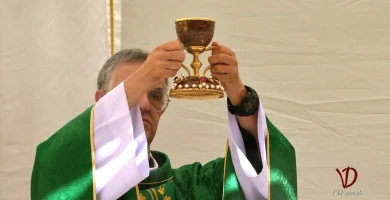 Réplica del cáliz de la última cena que se encuentra en Valencia