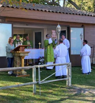 Nuevo Altar en el Centro del peregrino de la Virgen del Escorial