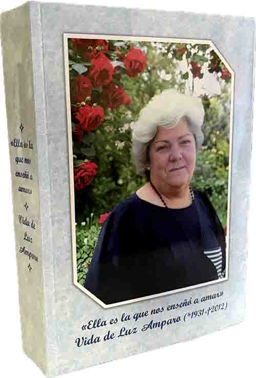 Ella es la que nos ense&ntilde;&oacute; a Amar - Portada libro historia de Amparo Cuevas