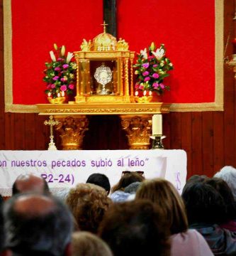 Rezo del Santo Rosario en Prado Nuevo de El escorial en marzo del 2026